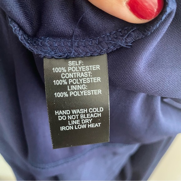 Lulu’s Madalyn Navy Lace Bridesmaid Formal Black Tie Maxi Prom Dress‎ Small NEW - Picture 7 of 7